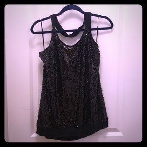 Sparkly halter top